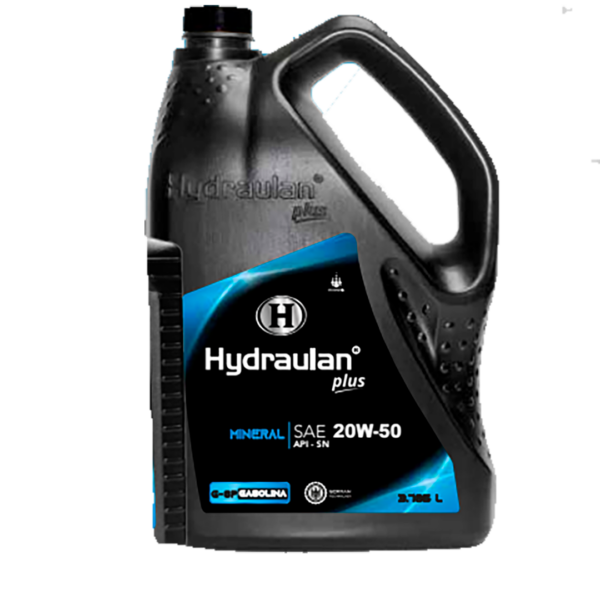 Aceite Para Motor a Gasolina SAE 20w50 API-SN Hydraulan