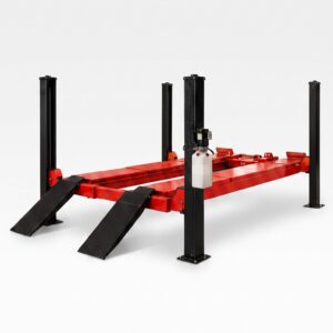 Elevador de 4 Postes para Alineación BESSER MLT-455EWE — Capacidad 5500 kg | Plataforma 5.0 m | 220V