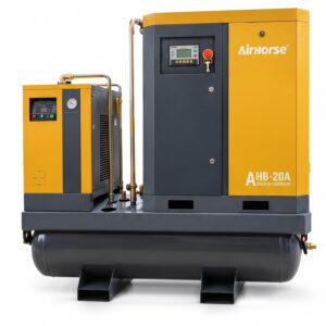 Compresor de aire de tornillo todo en uno BESSER AHB-20A 20 HP con secador y tanque de 500 L